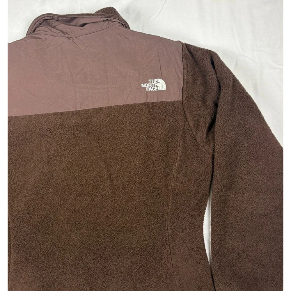 The North Face Men's Denali Polartec Fleece Jacket Large Brown Y2K Vintage 2007